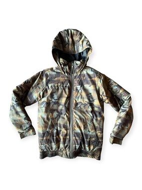 Burton Dryride Camo Snowboard Jacket, Youth Large